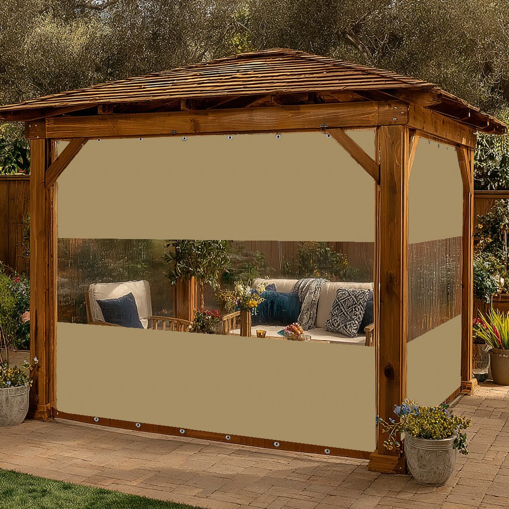 Ahşap Görünümlü Pergola